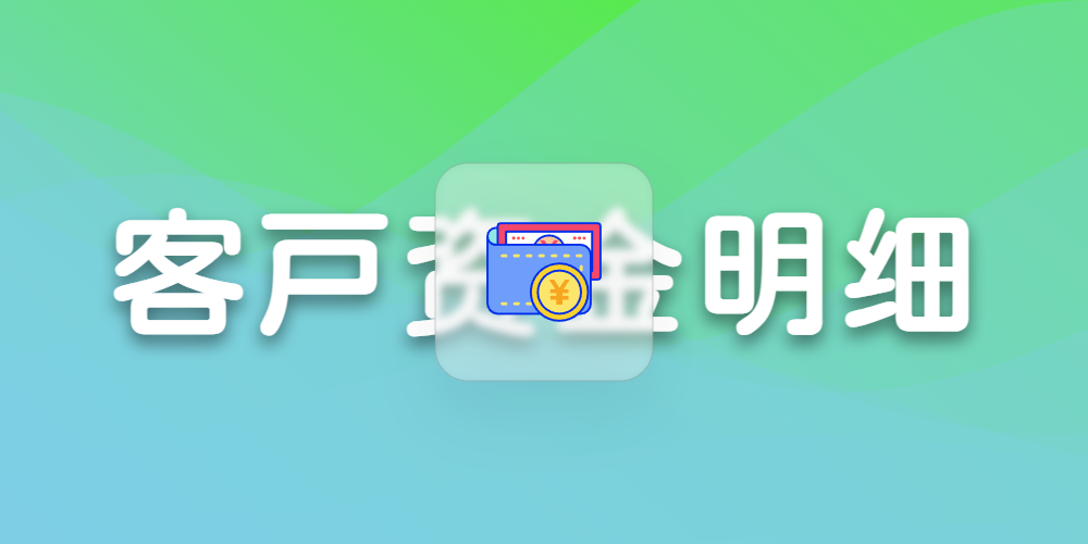 客户资金明细